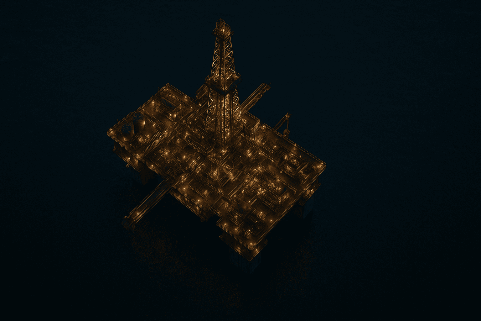 Oil trading & market access illustration